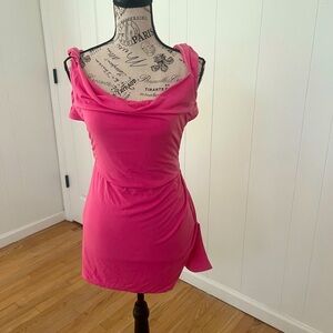 Classic pink tiger mist dress / size M
